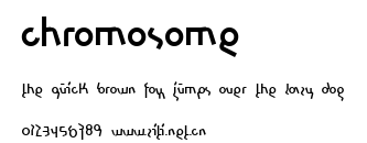 chromosome.ttf字體轉換器圖片