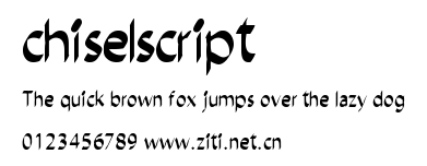 chiselscript.ttf