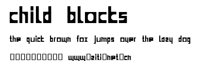 child blocks.ttf字體轉換器圖片