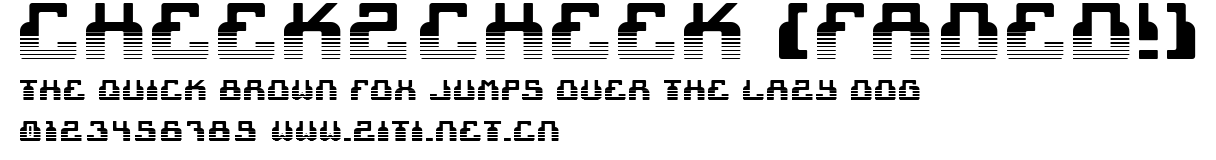 cheek2cheek (faded!).ttf字體轉換器圖片