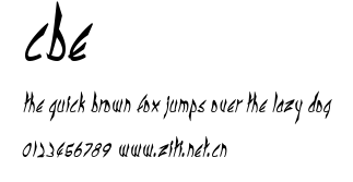 cbe.ttf字體轉換器圖片