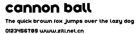 cannon ball.ttf