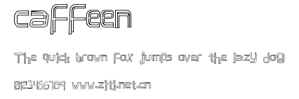 caffeen.ttf字體轉換器圖片