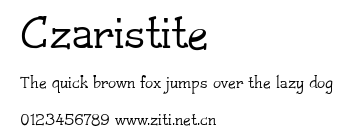Czaristite.ttf字體轉換器圖片