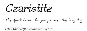 Czaristite.ttf字體轉換器圖片