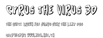 Cyrus the Virus 3D.ttf