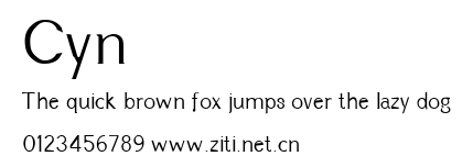 Cyn.ttf字體轉換器圖片