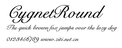 CygnetRound.ttf字體轉換器圖片