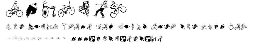 Cycling.ttf字體轉換器圖片