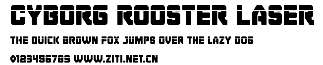 Cyborg Rooster Laser.ttf