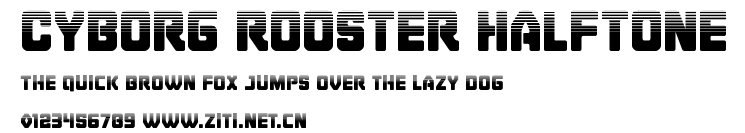 Cyborg Rooster Halftone.ttf