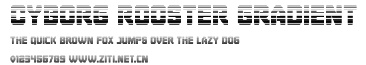 Cyborg Rooster Gradient.ttf