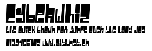 Cyberwhiz.ttf字體轉換器圖片