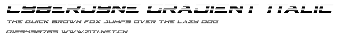 Cyberdyne Gradient Italic.ttf
