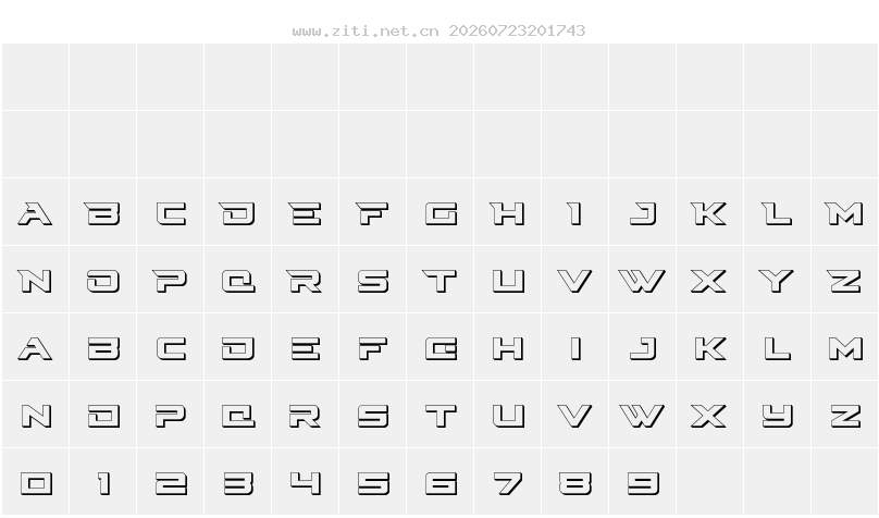 字符映射圖