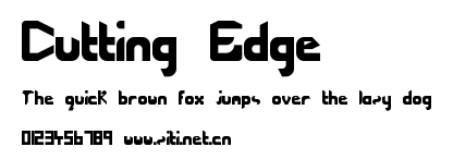 Cutting Edge.ttf字體轉換器圖片