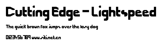Cutting Edge - Lightspeed.ttf