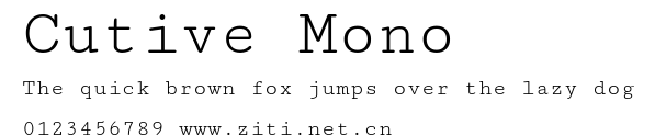 Cutive Mono.ttf