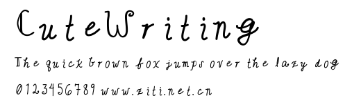 CuteWriting.ttf