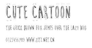 Cute Cartoon.ttf