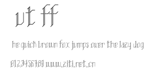 CutOff.ttf字體轉換器圖片