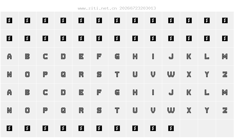 字符映射圖