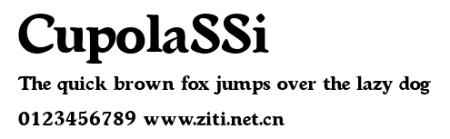 CupolaSSi.ttf字體轉換器圖片