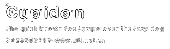 Cupidon.ttf字體轉換器圖片
