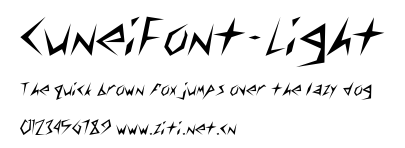 CuneiFont-Light.ttf字體轉換器圖片