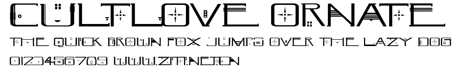 CultLove Ornate.ttf字體轉換器圖片