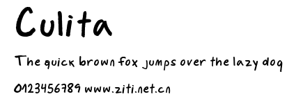Culita.ttf字體轉換器圖片