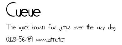 Cueue.ttf字體轉換器圖片
