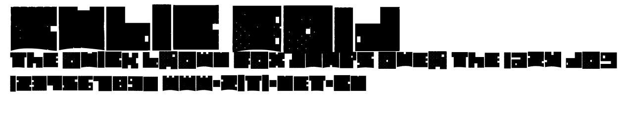 Cubic Bold.ttf字體轉換器圖片
