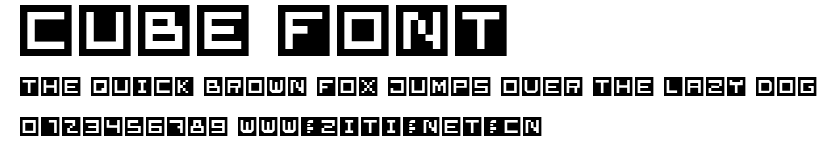 Cube Font .ttf字體轉換器圖片