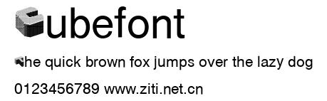 Cubefont.ttf字體轉換器圖片