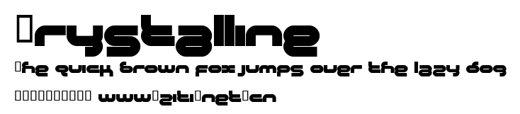 Crystalline.ttf字體轉換器圖片
