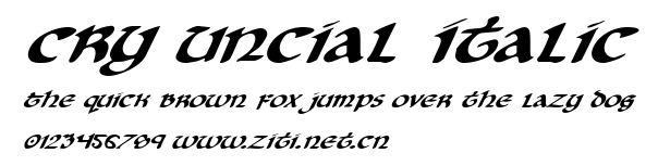 Cry Uncial Italic.ttf