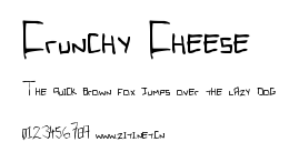 Crunchy Cheese.ttf字體轉換器圖片