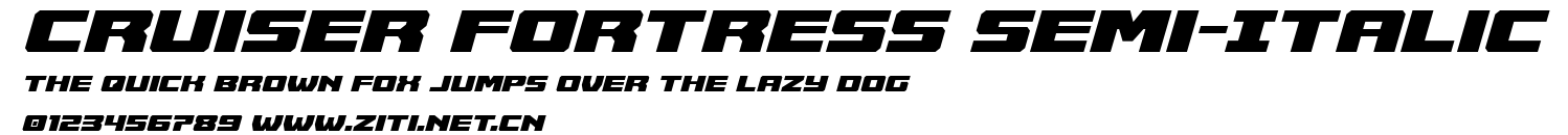 Cruiser Fortress Semi-Italic.ttf