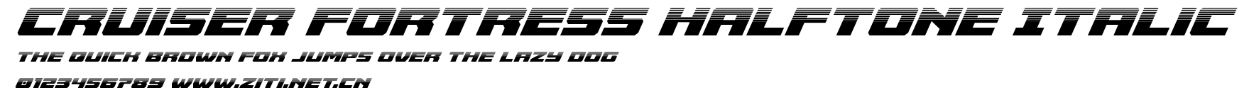 Cruiser Fortress Halftone Italic.ttf