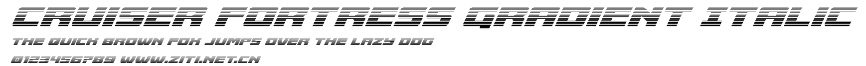 Cruiser Fortress Gradient Italic.ttf