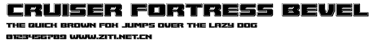 Cruiser Fortress Bevel.ttf字體轉換器圖片