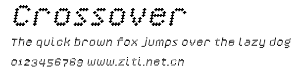 Crossover.ttf字體轉換器圖片