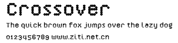 Crossover.ttf字體轉換器圖片