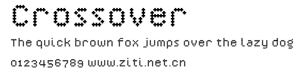 Crossover.ttf字體轉換器圖片