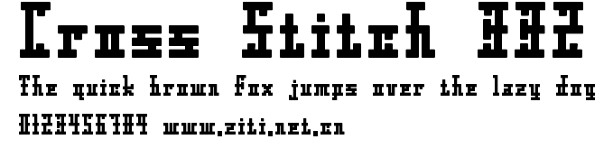 Cross Stitch 332.ttf