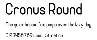 Cronus Round.otf字體轉換器圖片