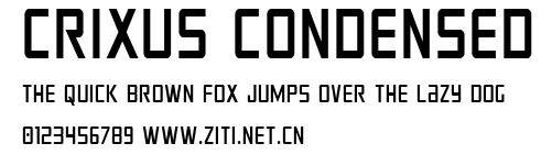 Crixus Condensed.ttf