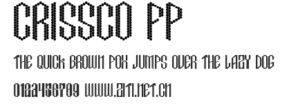 Crissco FP.ttf字體轉換器圖片