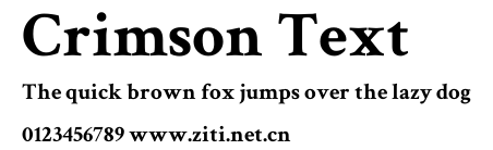 Crimson Text.ttf字體轉換器圖片